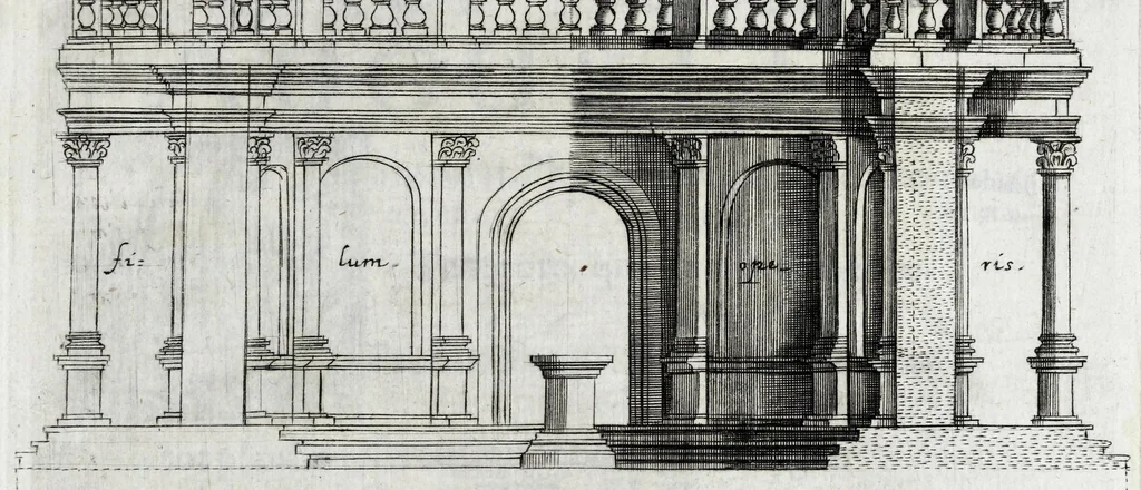 An illustration from Porticus Serenissimo atque Celsissimo Principi, ac Domino, Domino Augusto, Brunsvvicensium atque Luneburgensium Duci potentissimo, Principum eruditissimo, Domino Clementissimo &c. sacra, 1646, leaf 19