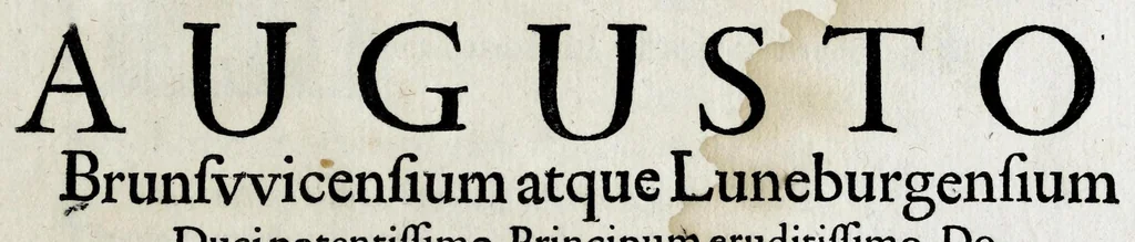 An illustration from Porticus Serenissimo atque Celsissimo Principi, ac Domino, Domino Augusto, Brunsvvicensium atque Luneburgensium Duci potentissimo, Principum eruditissimo, Domino Clementissimo &c. sacra, 1646, leaf 9