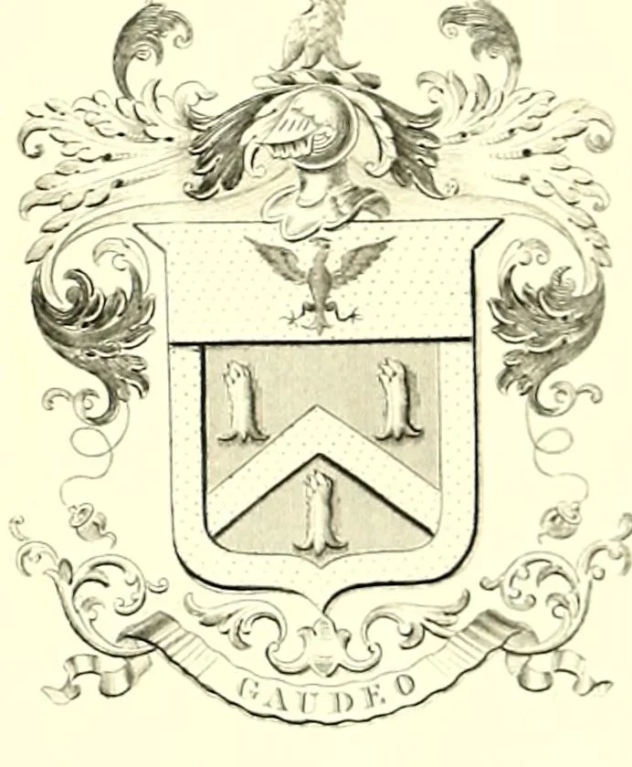 An illustration from Porticus triumphalis, : a regali palatio, quà Meridiem spectat, in Tagum exporrecta, ad publicam receptionem augustissimae Mariae, Sophiae, Elisabethae, Portugalliae Reginae, Ulyssiponem ingredientis, anno domini M. DC. LXXXVII. die II. augusti, pictis, inscriptisque tabulis, jussu regis, ornata, 1694, leaf 2