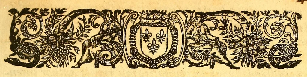 An illustration from Porticus triumphalis, : a regali palatio, quà Meridiem spectat, in Tagum exporrecta, ad publicam receptionem augustissimae Mariae, Sophiae, Elisabethae, Portugalliae Reginae, Ulyssiponem ingredientis, anno domini M. DC. LXXXVII. die II. augusti, pictis, inscriptisque tabulis, jussu regis, ornata, 1694, leaf 7