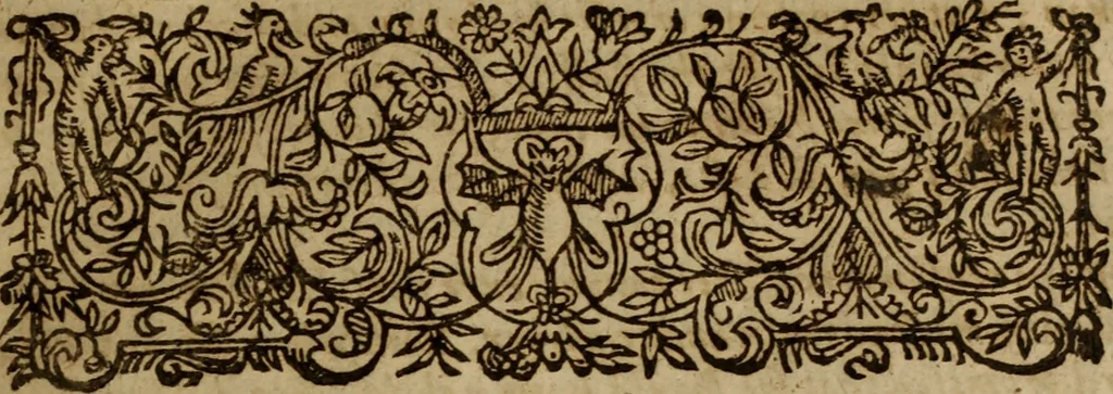 An illustration from The portraiture of the image of God in man : in his three estates, of creation, restauration, glorification. Digested into two parts. The first containing, the image of God both in the body and soule of man ... The second containing, the passions of man in the concupiscible and irascible part of the soule ... Whereunto is annexed an explication of sundry naturall and morall observations ... All set downe by way of collation ..., 1632, leaf 12