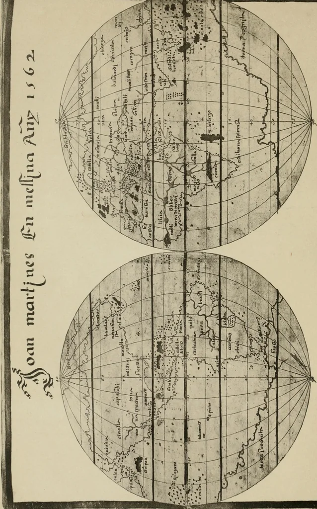 An illustration from Portolan charts; their origin and characteristics, with a descriptive list of those belonging to the Hispanic society of America, 1911, leaf 9