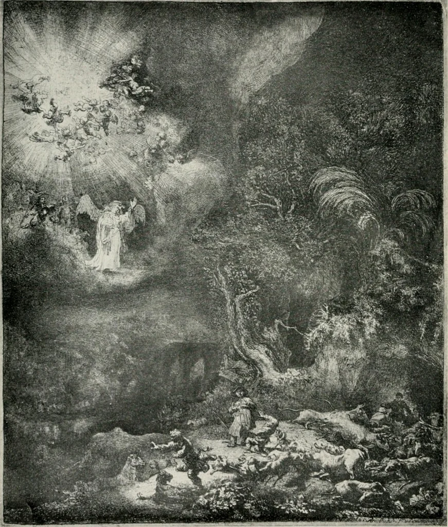 An illustration from Engraved portraits of European celebrities. Decorative engravings. Etchings and engravings by old & modern masters. Art reference books, 1922, leaf 115