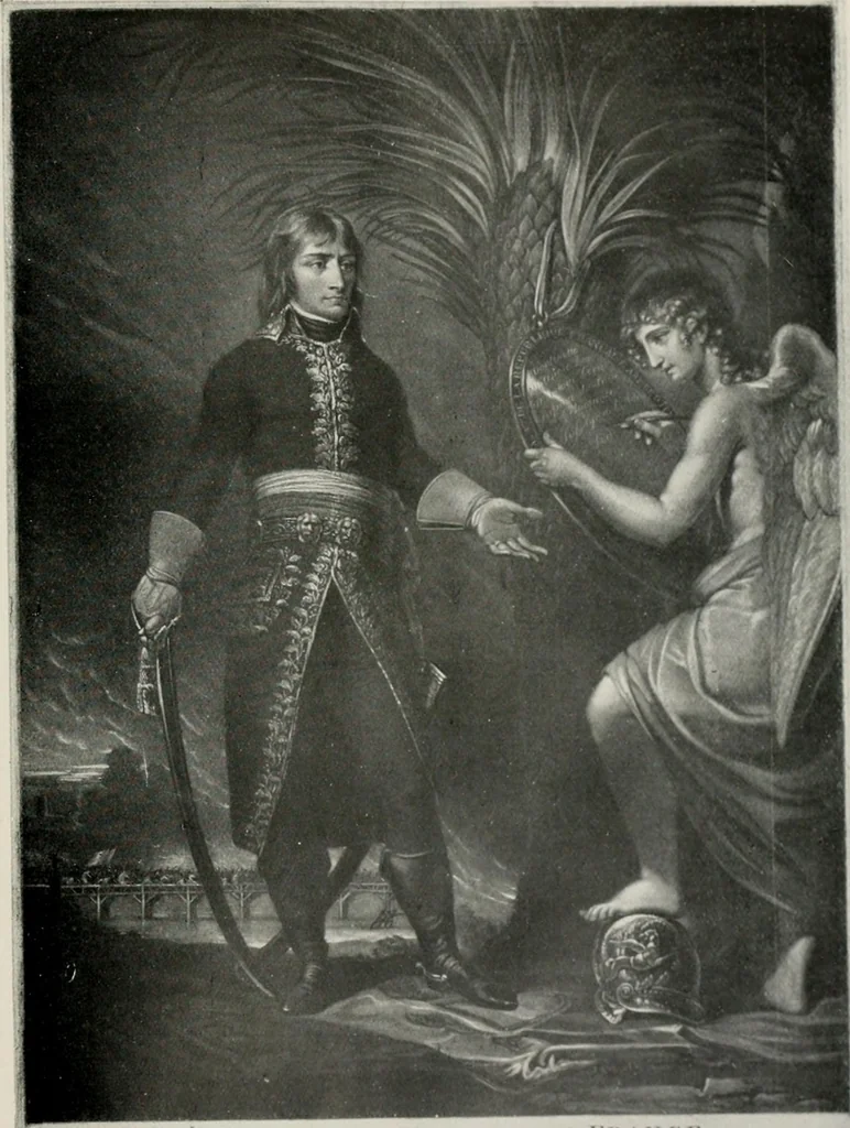 An illustration from Engraved portraits of European celebrities. Decorative engravings. Etchings and engravings by old & modern masters. Art reference books, 1922, leaf 32