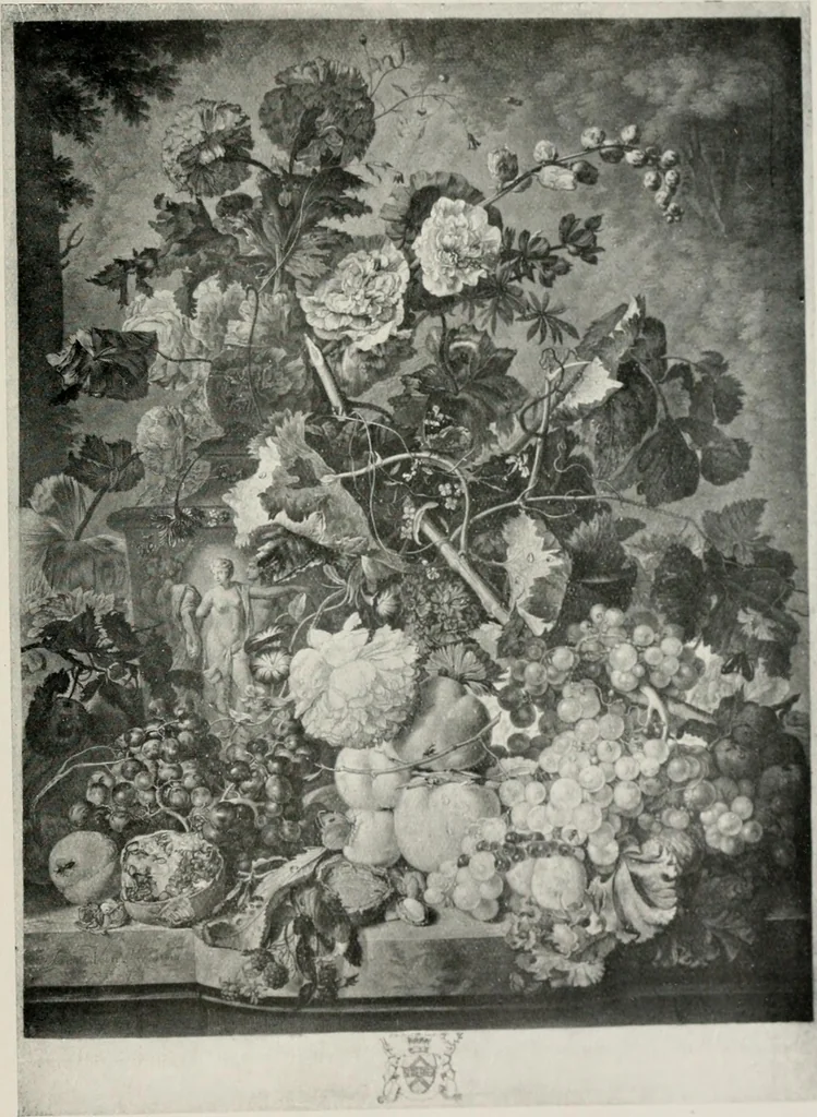 An illustration from Engraved portraits of European celebrities. Decorative engravings. Etchings and engravings by old & modern masters. Art reference books, 1922, leaf 38