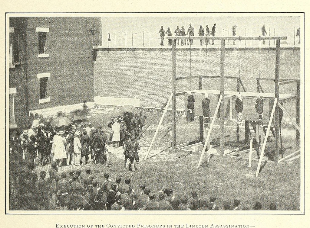 An illustration from Portrait life of Lincoln; life of Abraham Lincoln, the greatest American, 1910, leaf 125