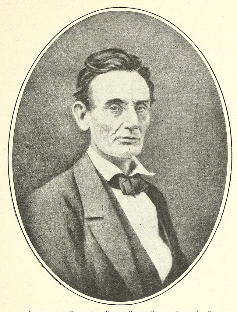 An illustration from Portrait life of Lincoln; life of Abraham Lincoln, the greatest American, 1910, leaf 49