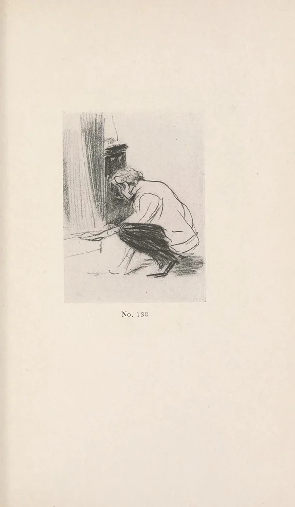 An illustration from The portraits and caricatures of James McNeill Whistler : an iconography, 1913, leaf 89