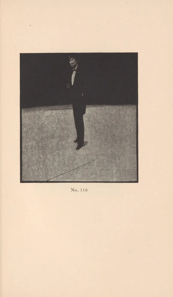 An illustration from The portraits and caricatures of James McNeill Whistler : an iconography, 1913, leaf 87