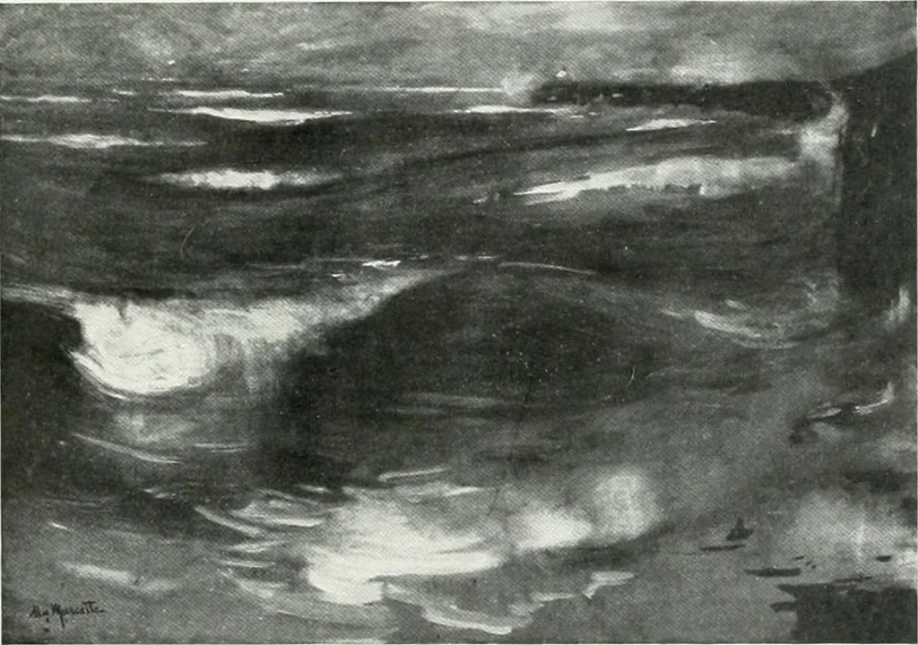 An illustration from Portraits d'artistes : peintres: Berthe Art, François Bulens, André Collin ... [et al.] : sculpteurs: Guillaume Charlier, Isidore de Rudder, Julien Dillens ... [et al.], 1905, leaf 116