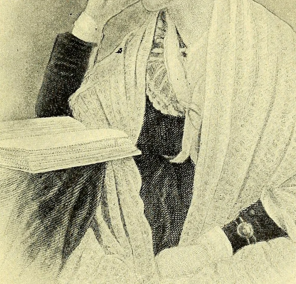 An illustration from Portraits of American women, 1919, leaf 163