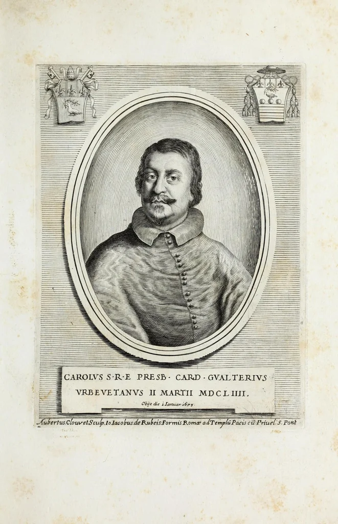 An illustration from [Portraits of cardinals], 1700, leaf 113
