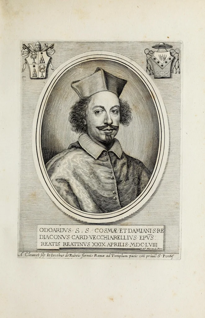 An illustration from [Portraits of cardinals], 1700, leaf 139