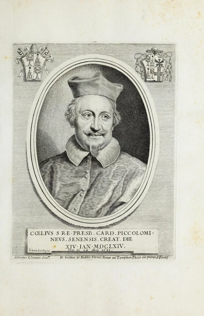 An illustration from [Portraits of cardinals], 1700, leaf 157