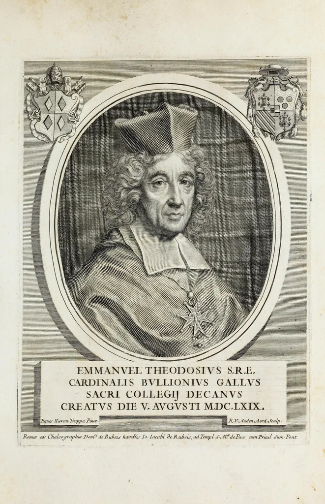An illustration from [Portraits of cardinals], 1700, leaf 201