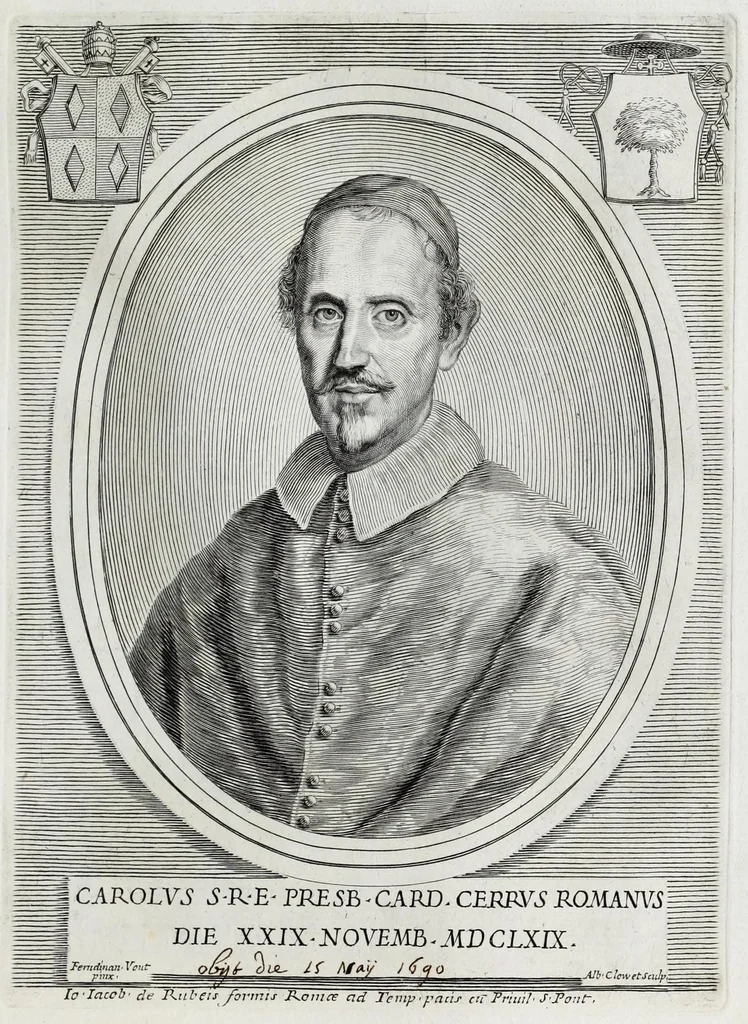 An illustration from [Portraits of cardinals], 1700, leaf 209