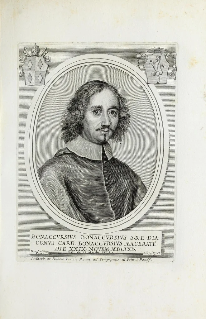 An illustration from [Portraits of cardinals], 1700, leaf 217
