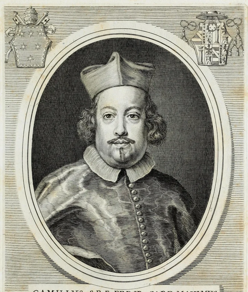 An illustration from [Portraits of cardinals], 1700, leaf 221