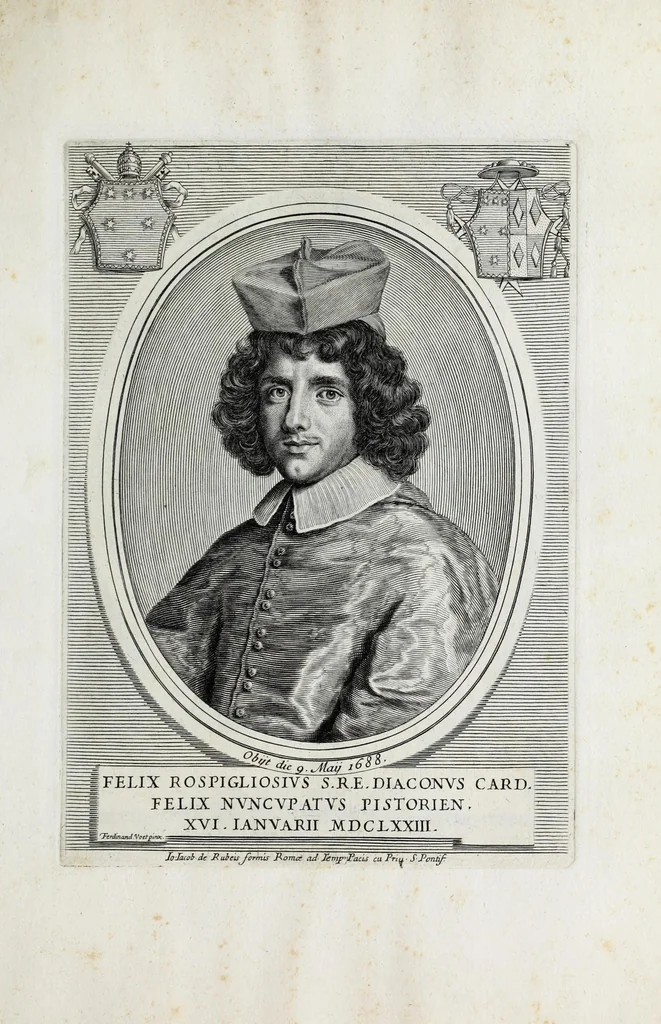 An illustration from [Portraits of cardinals], 1700, leaf 237