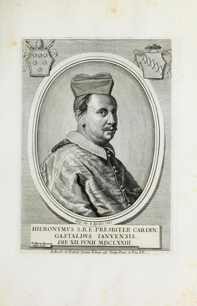 An illustration from [Portraits of cardinals], 1700, leaf 241