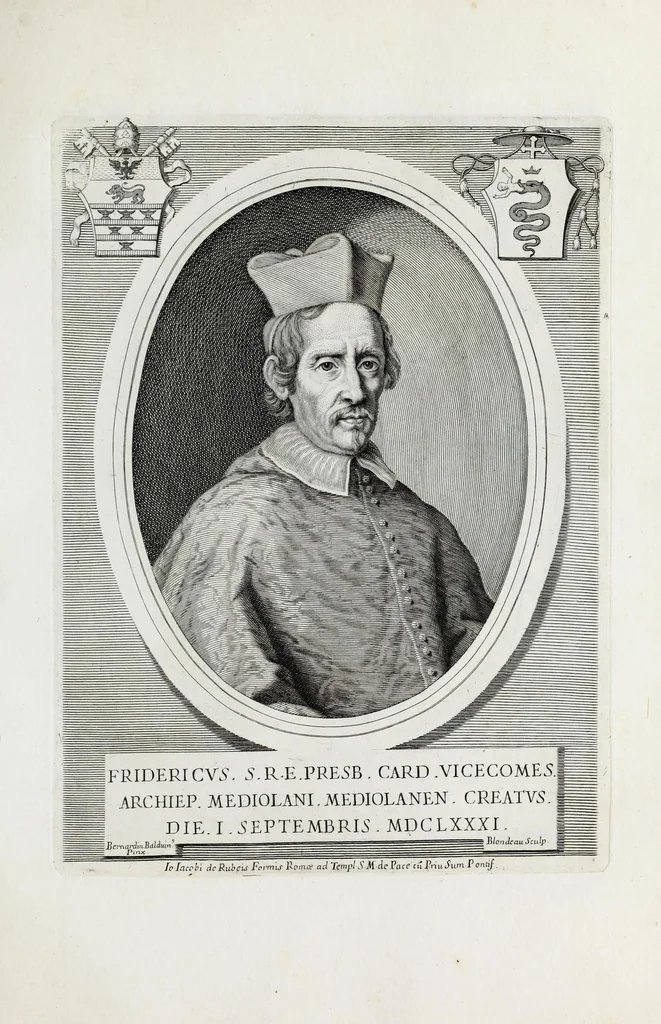 An illustration from [Portraits of cardinals], 1700, leaf 261