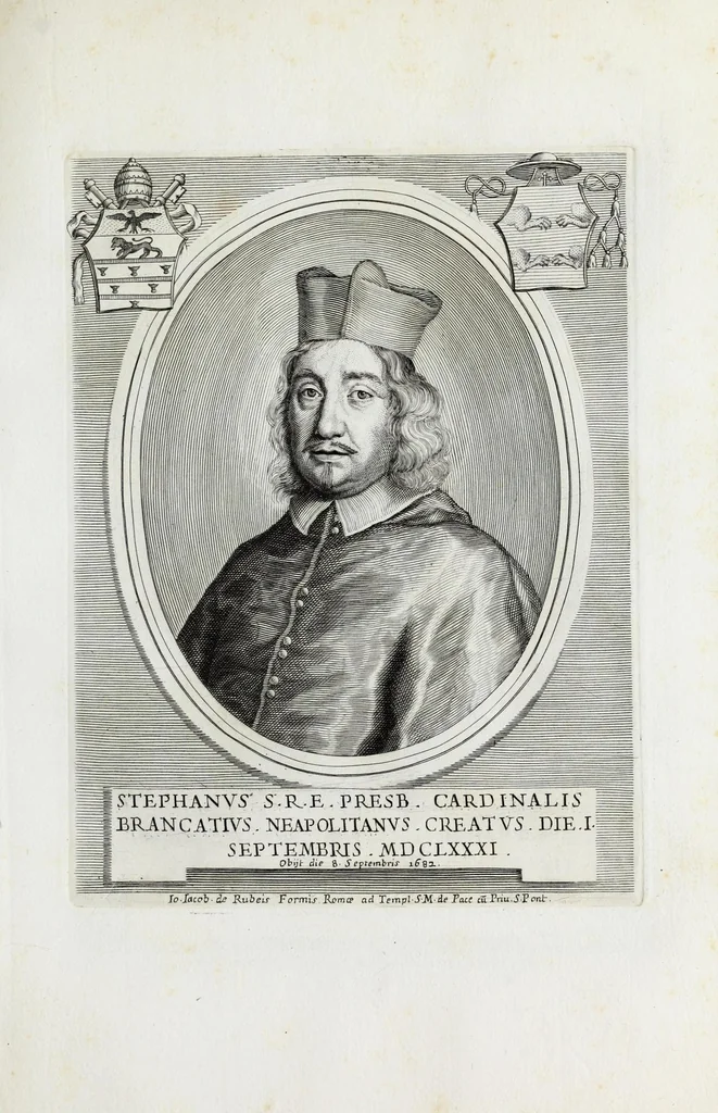 An illustration from [Portraits of cardinals], 1700, leaf 265