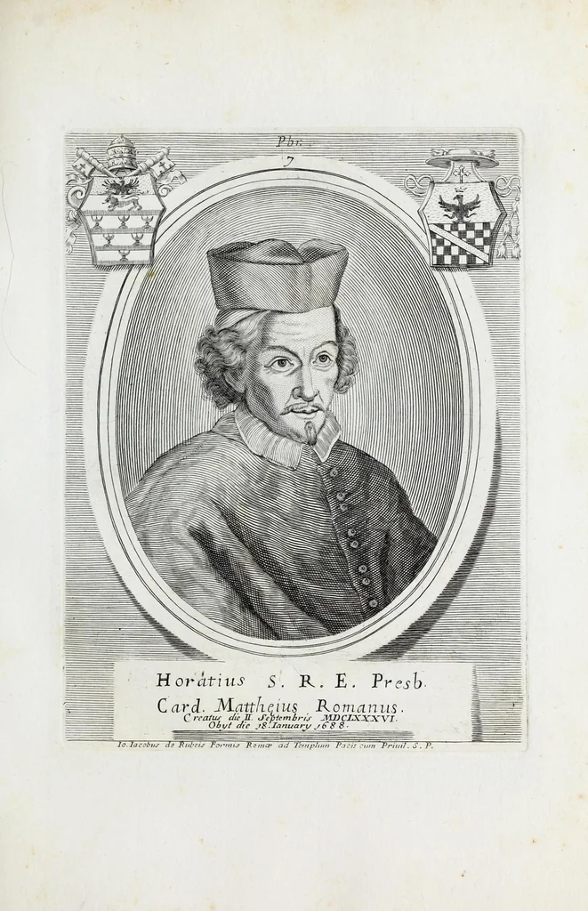 An illustration from [Portraits of cardinals], 1700, leaf 313