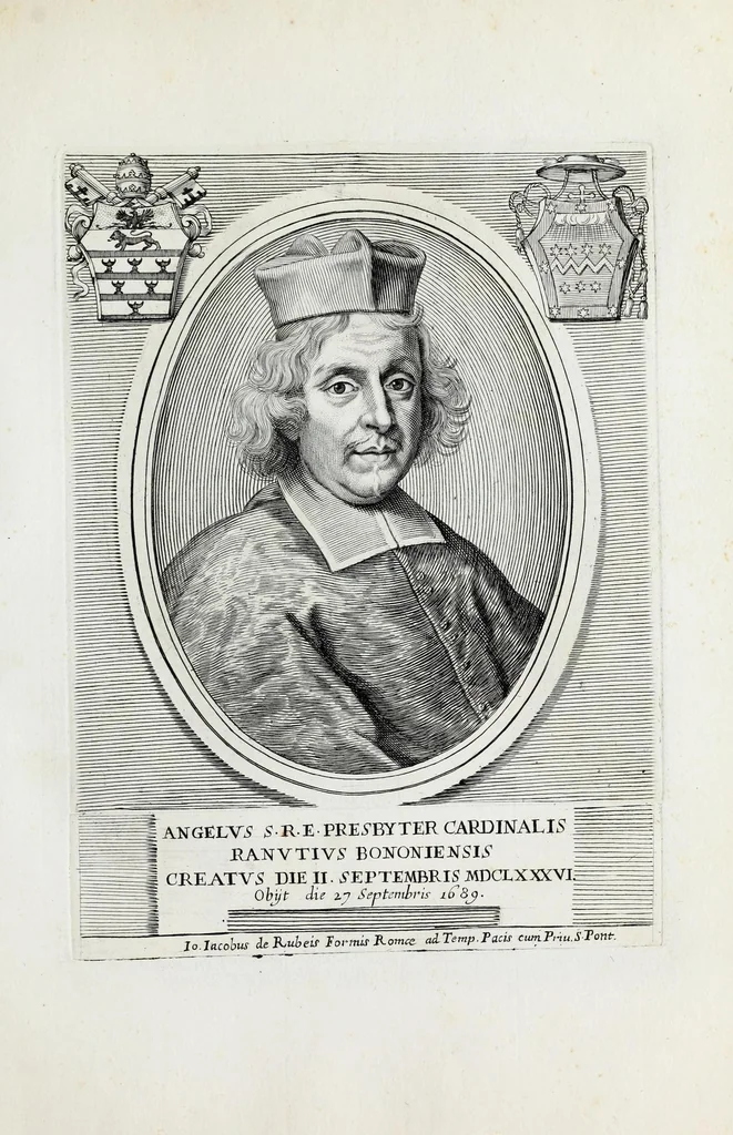 An illustration from [Portraits of cardinals], 1700, leaf 321