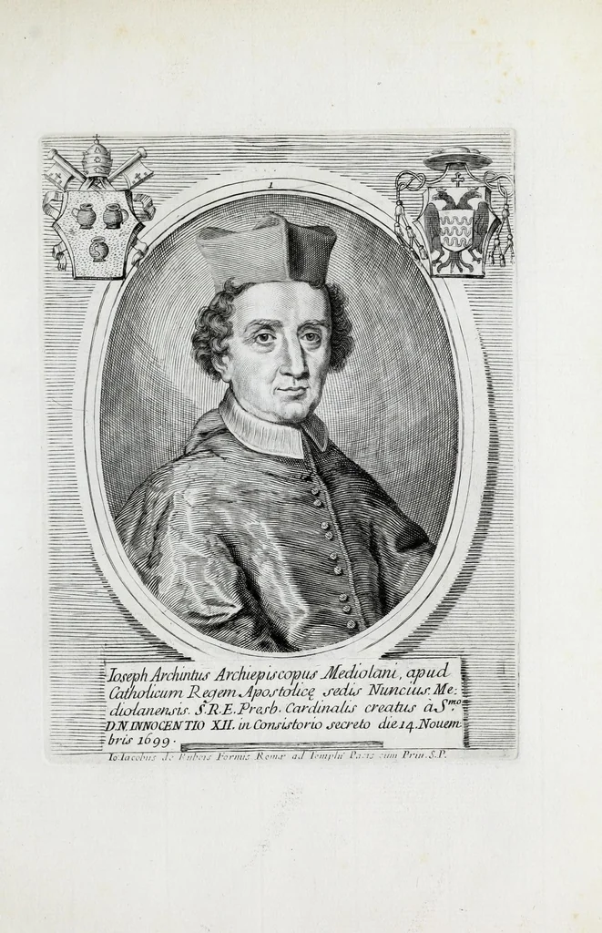 An illustration from [Portraits of cardinals], 1700, leaf 401