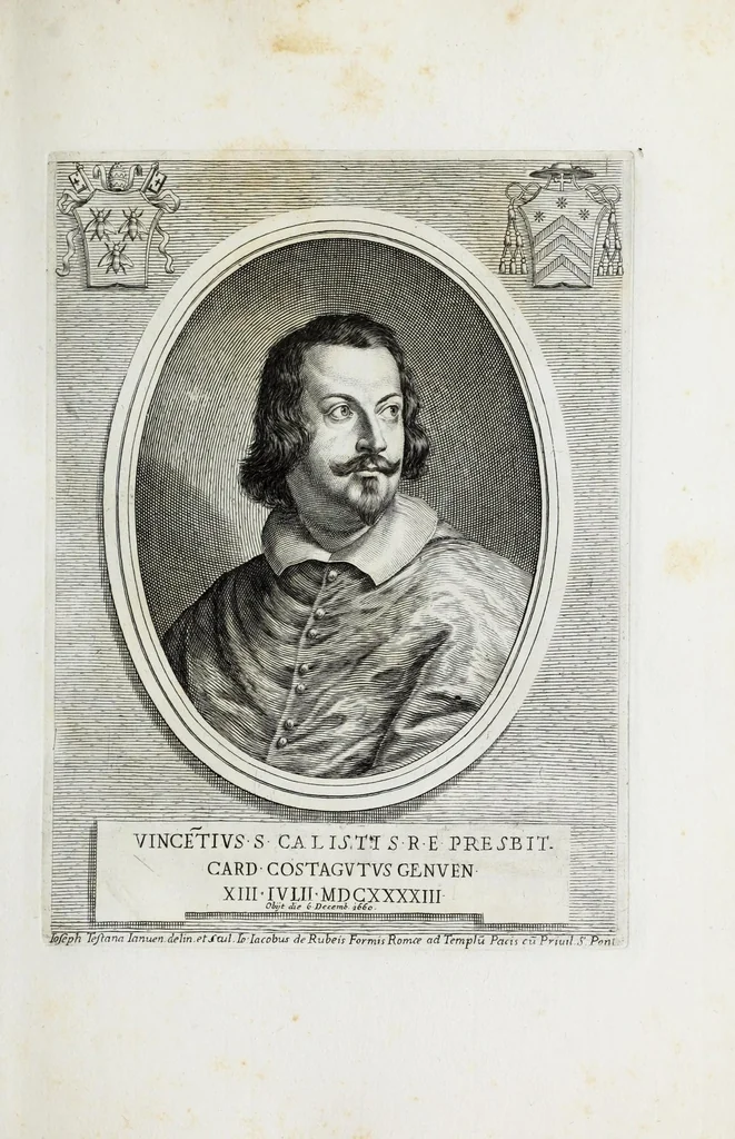 An illustration from [Portraits of cardinals], 1700, leaf 53