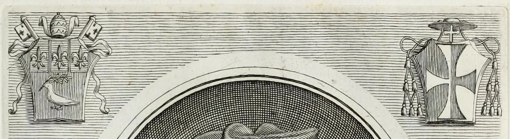 An illustration from [Portraits of cardinals], 1700, leaf 91