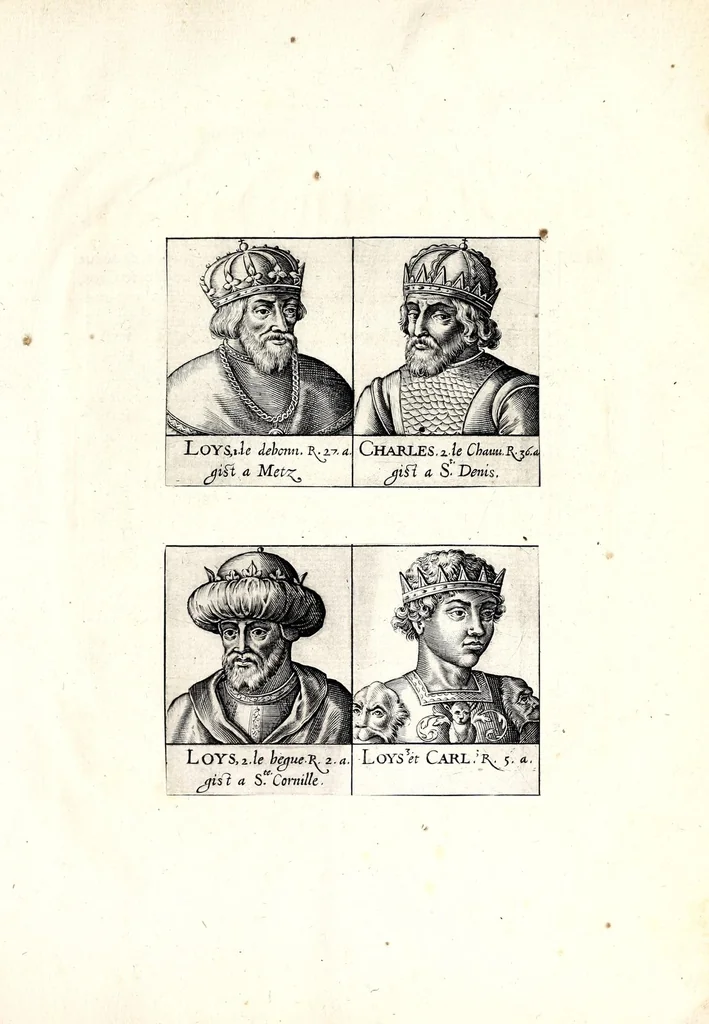 An illustration from Portraitz des Papes depuis S. Pierre Apostre iusques a present, tirez des antiques, auec le temps que chacun d'eulx a tenu le siege, 1605, leaf 115