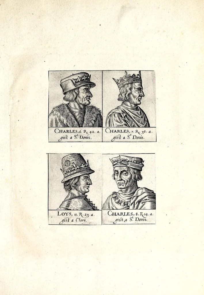 An illustration from Portraitz des Papes depuis S. Pierre Apostre iusques a present, tirez des antiques, auec le temps que chacun d'eulx a tenu le siege, 1605, leaf 131