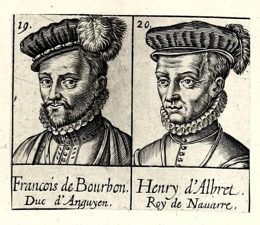 An illustration from Portraitz des Papes depuis S. Pierre Apostre iusques a present, tirez des antiques, auec le temps que chacun d'eulx a tenu le siege, 1605, leaf 195