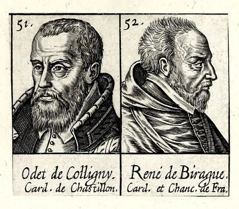 An illustration from Portraitz des Papes depuis S. Pierre Apostre iusques a present, tirez des antiques, auec le temps que chacun d'eulx a tenu le siege, 1605, leaf 211