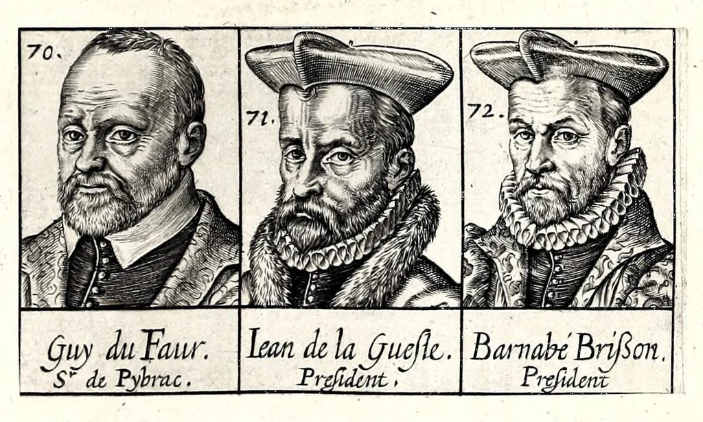 An illustration from Portraitz des Papes depuis S. Pierre Apostre iusques a present, tirez des antiques, auec le temps que chacun d'eulx a tenu le siege, 1605, leaf 219