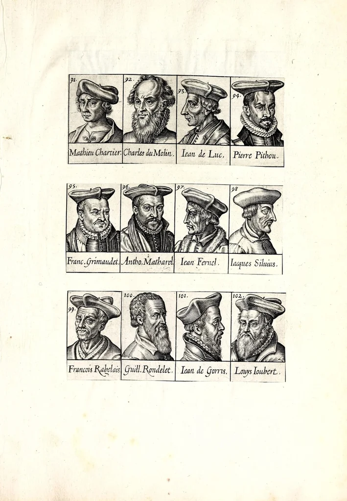An illustration from Portraitz des Papes depuis S. Pierre Apostre iusques a present, tirez des antiques, auec le temps que chacun d'eulx a tenu le siege, 1605, leaf 227