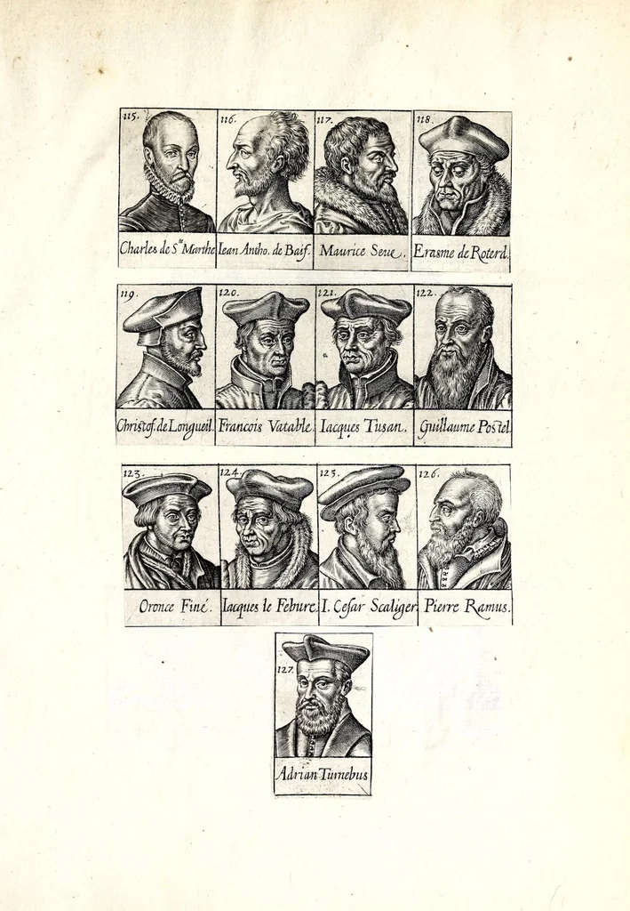 An illustration from Portraitz des Papes depuis S. Pierre Apostre iusques a present, tirez des antiques, auec le temps que chacun d'eulx a tenu le siege, 1605, leaf 231