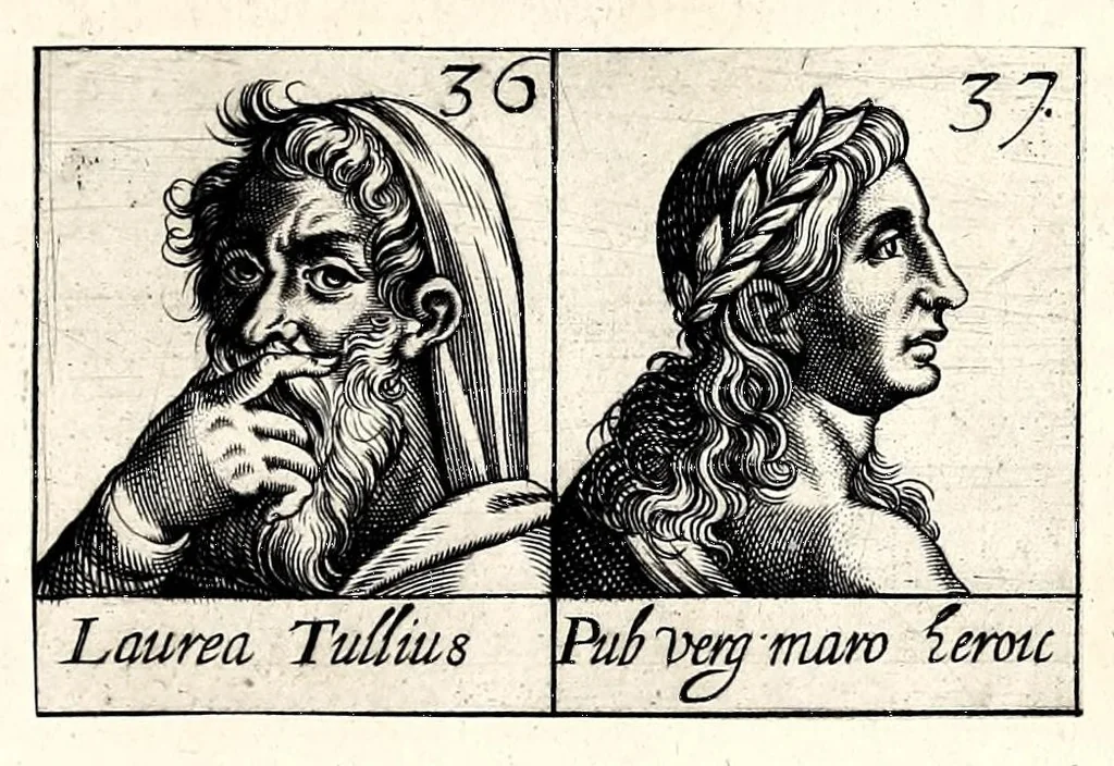 An illustration from Portraitz des Papes depuis S. Pierre Apostre iusques a present, tirez des antiques, auec le temps que chacun d'eulx a tenu le siege, 1605, leaf 263