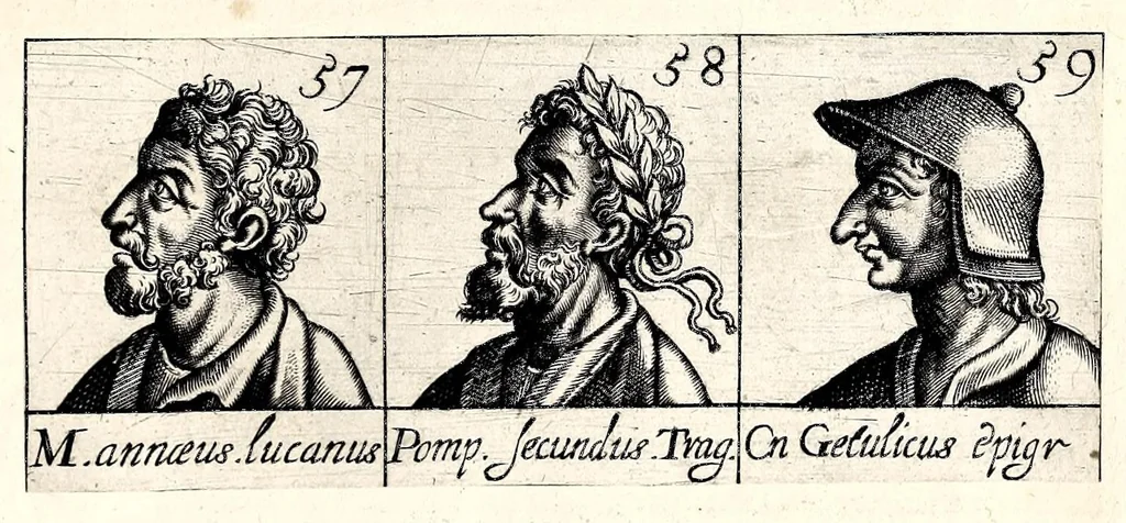An illustration from Portraitz des Papes depuis S. Pierre Apostre iusques a present, tirez des antiques, auec le temps que chacun d'eulx a tenu le siege, 1605, leaf 271