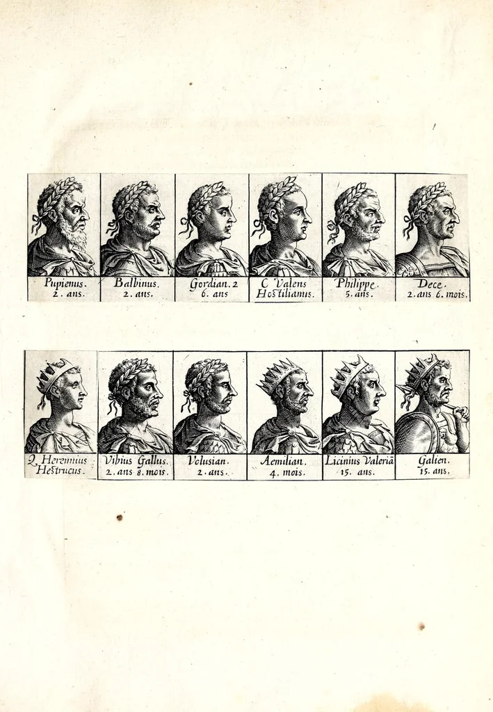 An illustration from Portraitz des Papes depuis S. Pierre Apostre iusques a present, tirez des antiques, auec le temps que chacun d'eulx a tenu le siege, 1605, leaf 65