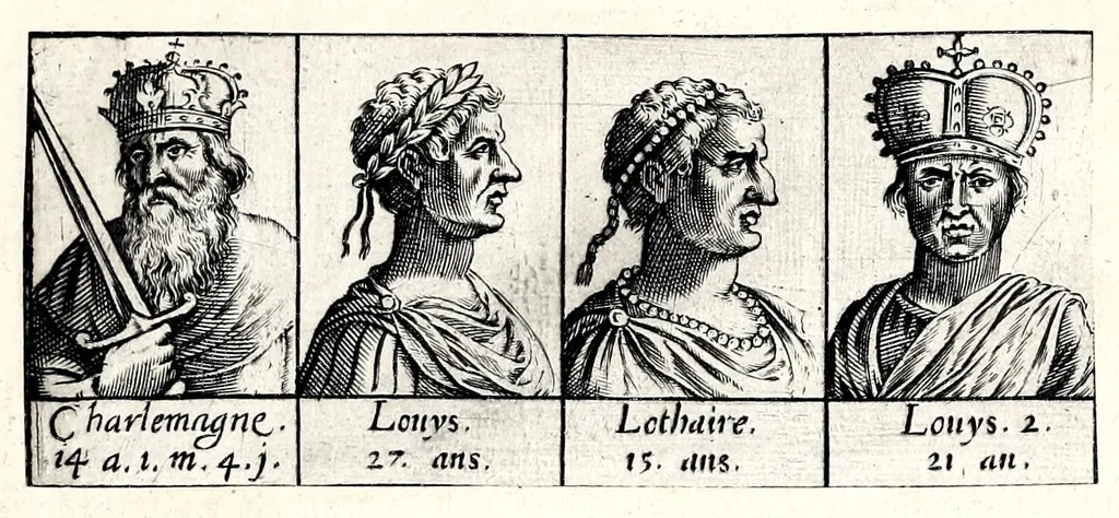 An illustration from Portraitz des Papes depuis S. Pierre Apostre iusques a present, tirez des antiques, auec le temps que chacun d'eulx a tenu le siege, 1605, leaf 77