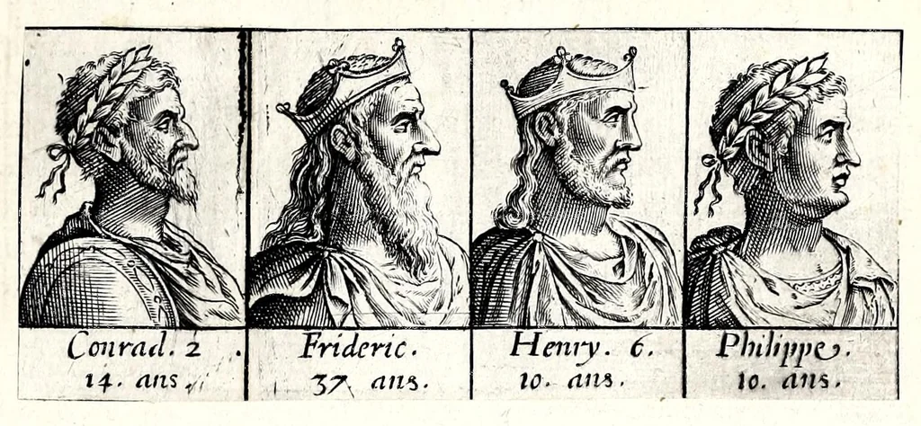 An illustration from Portraitz des Papes depuis S. Pierre Apostre iusques a present, tirez des antiques, auec le temps que chacun d'eulx a tenu le siege, 1605, leaf 81