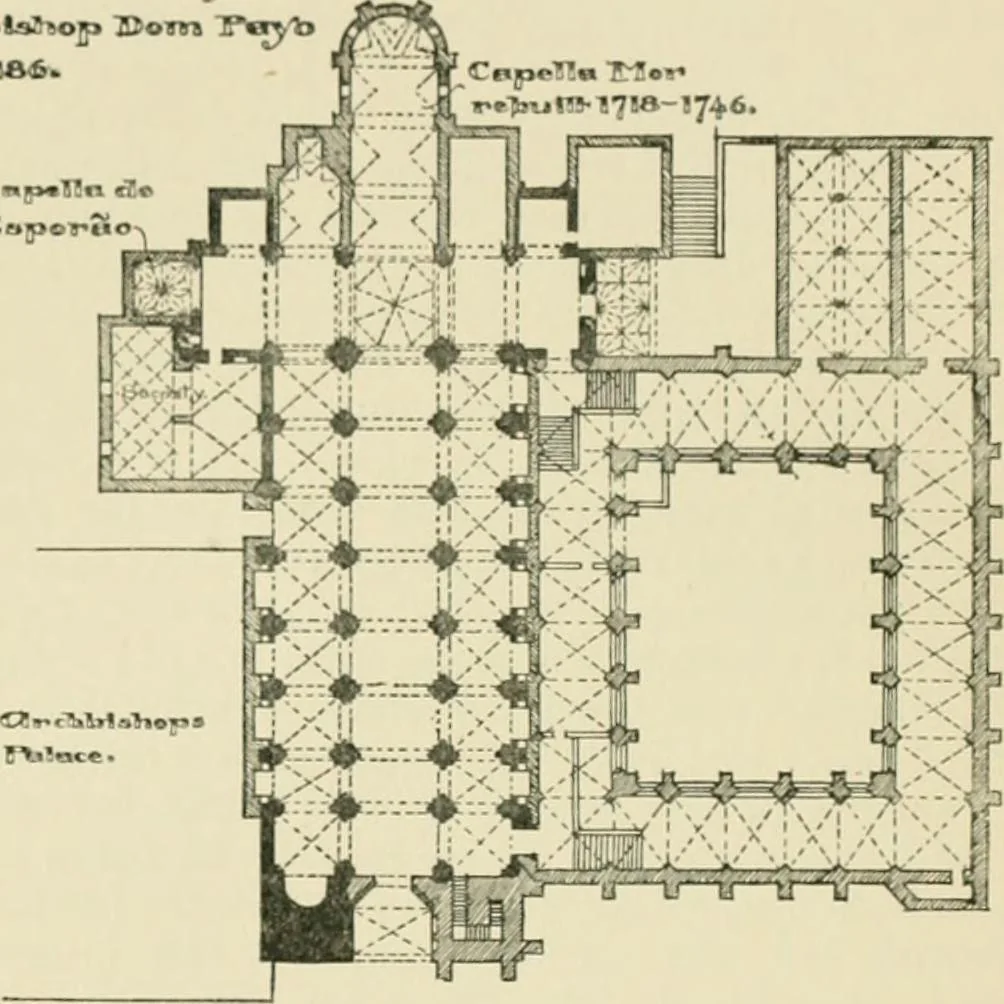 An illustration from Portuguese architecture, 1908, leaf 95