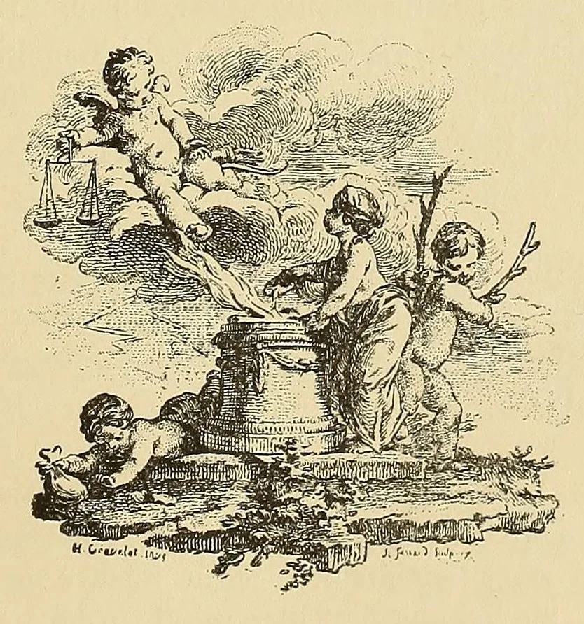 An illustration from Porzellane, Gobelins, Teppiche, Metallarbeiten, Gemälde, alter und neuerer Meister, Mobel, und anderes aus der Sammlung Georg Hirth, 1916, 1916, leaf 117