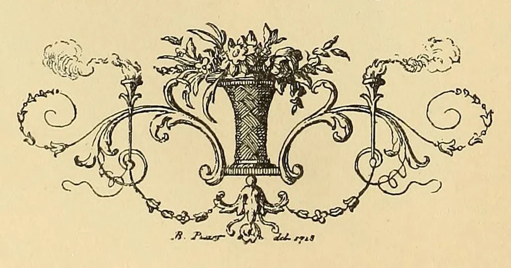 An illustration from Porzellane, Gobelins, Teppiche, Metallarbeiten, Gemälde, alter und neuerer Meister, Mobel, und anderes aus der Sammlung Georg Hirth, 1916, 1916, leaf 64