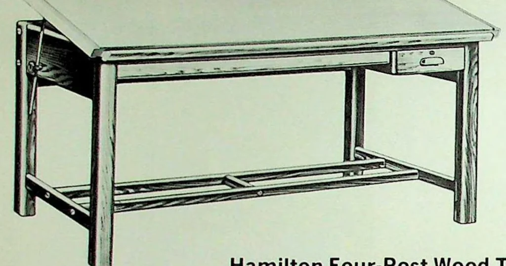 An illustration from Post Drafting Equipment 1969, 1969, leaf 9