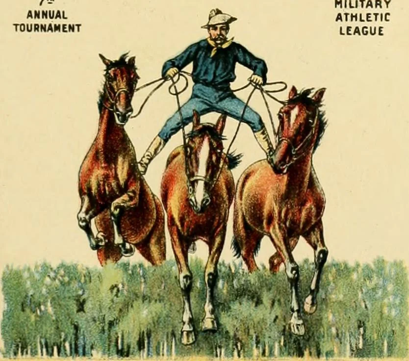 An illustration from Poster advertising : being a talk on the subject of posting as an advertising medium, with helpful hints and sensible suggestions to poster advertisers, and with thirty-two pages of full color reproductions of posters used by national advertisers, 1910, leaf 20