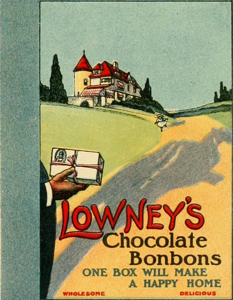 An illustration from Poster advertising : being a talk on the subject of posting as an advertising medium, with helpful hints and sensible suggestions to poster advertisers, and with thirty-two pages of full color reproductions of posters used by national advertisers, 1910, leaf 20