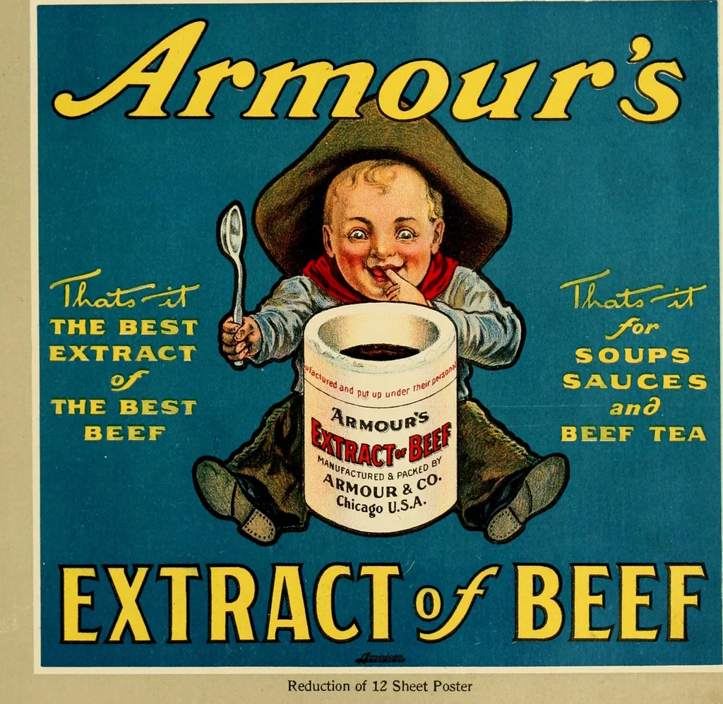 An illustration from Poster advertising : being a talk on the subject of posting as an advertising medium, with helpful hints and sensible suggestions to poster advertisers, and with thirty-two pages of full color reproductions of posters used by national advertisers, 1910, leaf 32